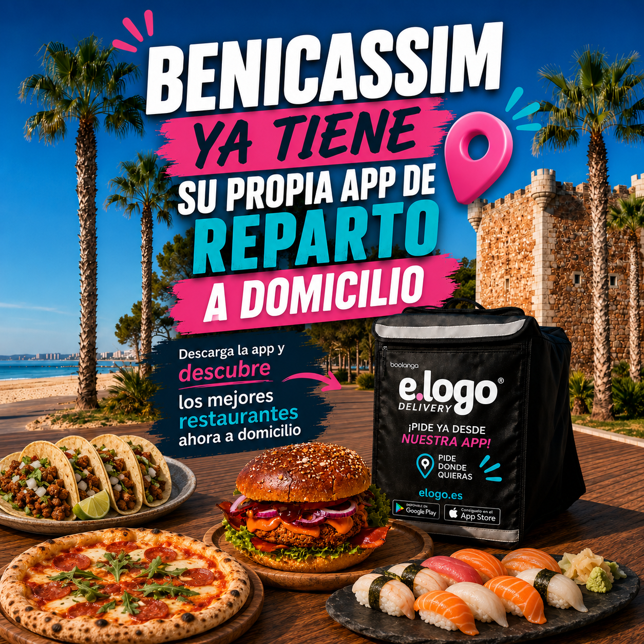 Benicàssim estrena una nueva plataforma de reparto a domicilio que apuesta por el comercio local